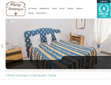 Tablet Screenshot of hotelambrogini.com